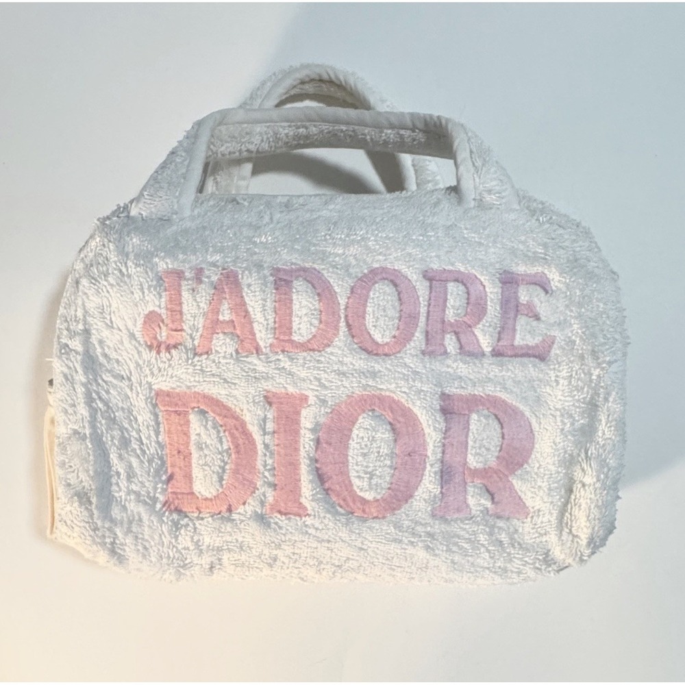 Vintage Christian Dior J'Adore Terry Cloth Bag by John Galliano